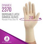 Dynarex Powder-Free Latex Surgical Gloves, Size 7