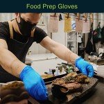 Large Disposable Blue Nitrile Gloves – 50 Count