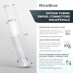 Oxygen Tubing Swivel Connectors - 1 Pack