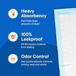 Disposable Absorbent Bed Pads - 100 Pack