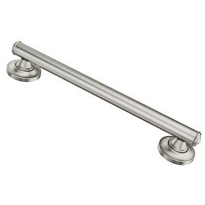 Moen 24-Inch Designer Bathroom Grab Bar, Brushed Nickel