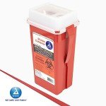 Dynarex Red Sharps Container for Safe Disposal
