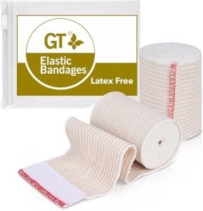 Premium Elastic Bandage Wrap - 3" 2 Pack