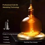 Cordless Essential Oil Nebulizer - Rechargeable Aroma Diffuser