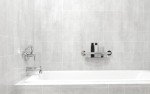 2-in-1 Shampoo Shelf and Grab Bar - 19.5