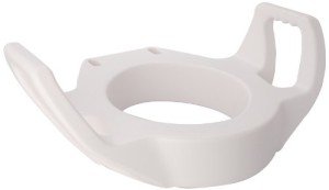 Elevated Toilet Seat with Arms by SP Ableware