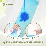 SUNKISS Unisex Disposable Adult Diapers, 10 Count