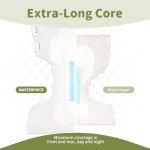 SUNKISS Unisex Disposable Adult Diapers, 10 Count