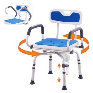 Swivel Shower Chair for Elderly and Disabled