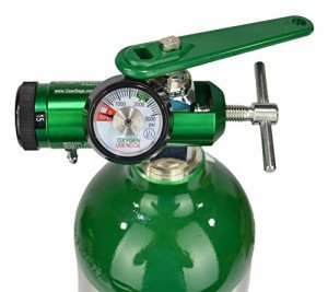 O2 Mini Oxygen Regulator with CGA-870 Gauge