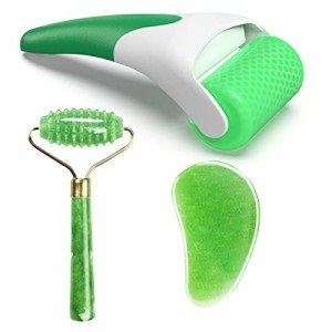 4-in-1 Jade Gua Sha and Ice Roller Set