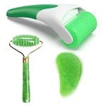 4-in-1 Jade Gua Sha and Ice Roller Set