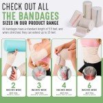 Premium Elastic Bandage Wrap - 3" 2 Pack