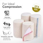 Premium Elastic Bandage Wrap - 3" 2 Pack