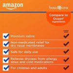 Basic Care Saline Nasal Moisturizing Spray, 1.5 oz