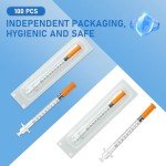 DolpBay Insulin Syringes 0.5cc 31G - 100 Pack