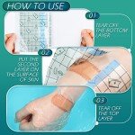BBTO 50 Pack Waterproof Clear Adhesive Bandages