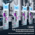 SPOZER Portable Oxygen Can - 95% Pure O2, 10L Oxygen Cylinder for Altitude, Sports, Recovery, Exercise, & Altitude Sicknessy, 3 Oxygen Tanks for Home Use