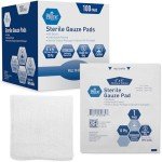 Med Pride 4x4 Sterile Gauze Pads - Pack of 100