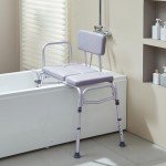 VEVOR Tub Transfer Bench with Non-Slip Seat