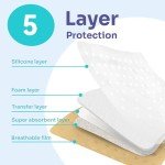 Conkote Silicone Foam Dressings, 4" x 4", Box of 10