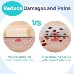 Conkote Silicone Foam Dressings, 4" x 4", Box of 10