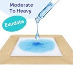 Conkote Silicone Foam Dressings, 4" x 4", Box of 10