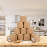 12 Pack Self-Adherent Cohesive Wrap Bandages 2" x 5 Yards