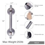19-Inch Portable Shower Suction Grab Bar