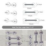 19-Inch Portable Shower Suction Grab Bar