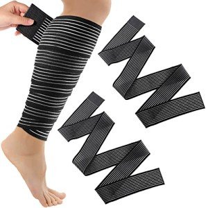 Adjustable Elastic Calf Compression Sleeve - 2 Pieces