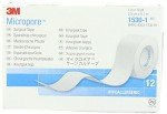 3M Micropore Surgical Tape, White, 1" x 10 Yards