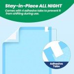 Disposable Bed Pads for Adults and Kids - 50 Pack