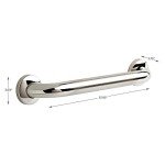 Delta 24" Stainless Steel Shower Grab Bar for Seniors