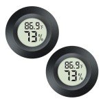 2 Pack Mini Digital Hygrometer Thermometer Gauge