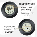 2 Pack Mini Digital Hygrometer Thermometer Gauge