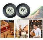 2 Pack Mini Digital Hygrometer Thermometer Gauge