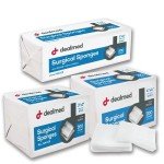 Dealmed 2" x 2" Absorbent Surgical Sponges, 200 Count