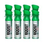 Boost Oxygen Canned Oxygen for Breathing for Home Use, Exercise, or Altitude Sickness, Includes Sealed Cap & Mask, 5-Liter Canister, Natural, 8 Pack