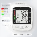Digital Wrist Blood Pressure Monitor with Voice Display