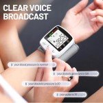 Digital Wrist Blood Pressure Monitor with Voice Display