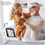 Digital Wrist Blood Pressure Monitor with Voice Display