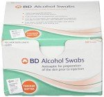 BD Alcohol Swabs Pack of 100