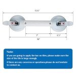 JumboTIGER 17.6" Heavy Duty Shower Grab Bar