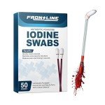 Povidone Iodine Antiseptic Swabs - Box of 50