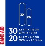 Flexible Fabric Adhesive Bandages, Family Pack, 50 Count