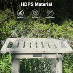 Heavy-Duty Waterproof Shower Bench with Storage Shelf