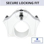 Elevated Toilet Seat with Padded Arms and Handles