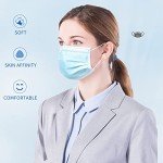 Intco 50-Pack Blue Disposable 3-Ply Face Masks