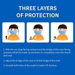Intco 50-Pack Blue Disposable 3-Ply Face Masks